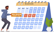 Content calendar template