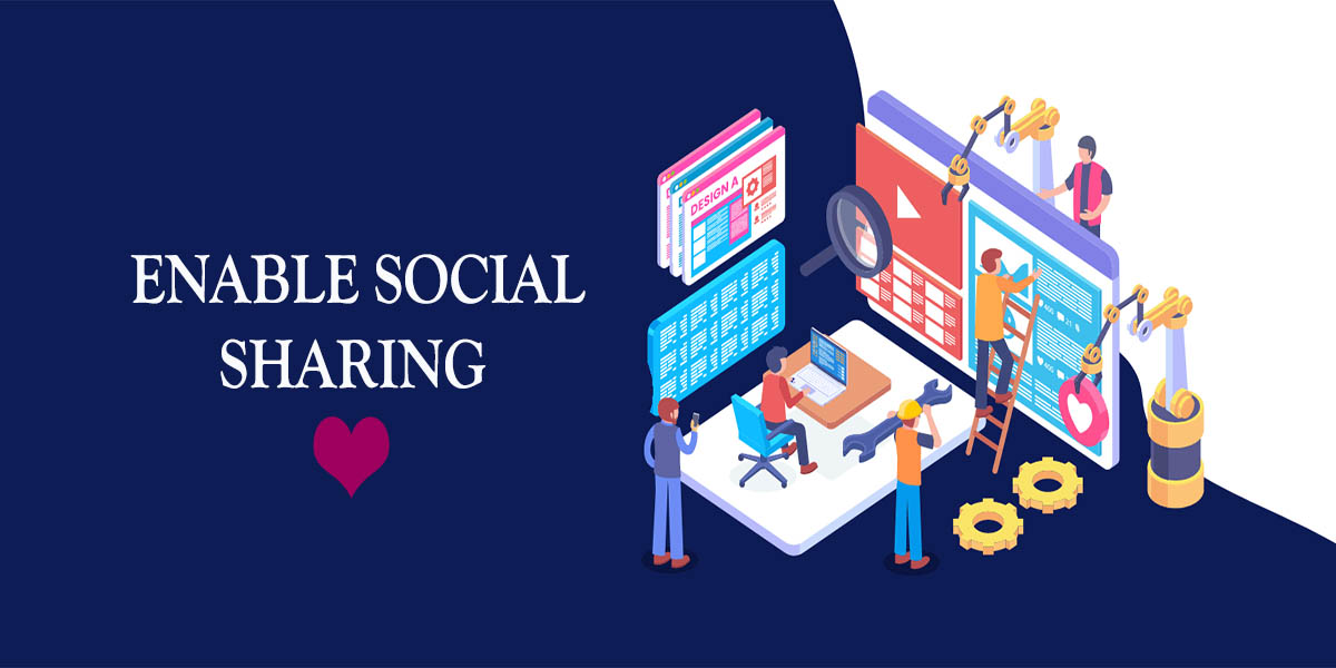 enable social sharing