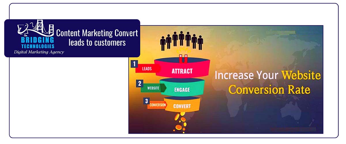 Content marketing convert leads to customers