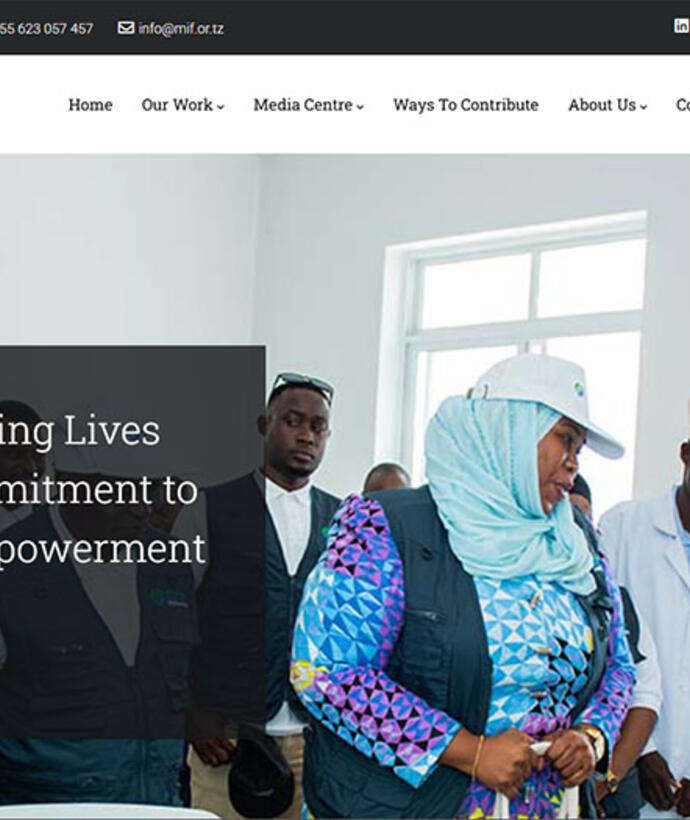 Mwanamke Initiatives Foundation (MIF) Website