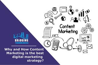 Why and How Content Marketing is the best digital marketing strategy