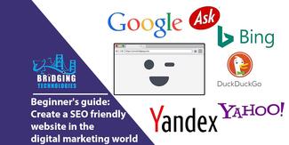 Beginner's guide: Create a SEO friendly website in the digital marketing world