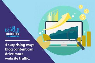 4 surprising ways blog content can drive more website traffic